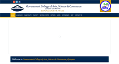 Desktop Screenshot of gcq.ac.in